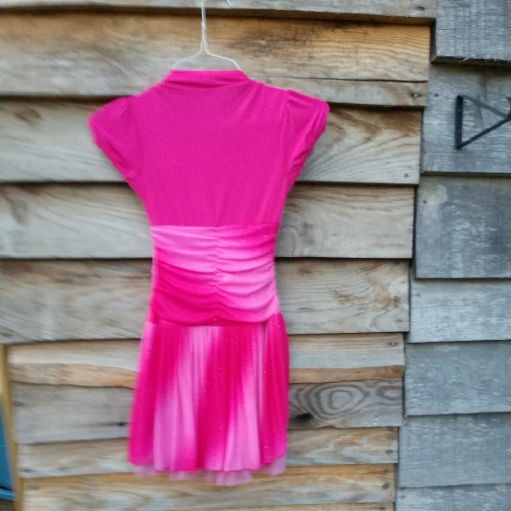 SOLD 🧚Girls Formal Dress Pink with Ribbon & Bow Fully Lined Size 12 Philly - Picture 10 of 10